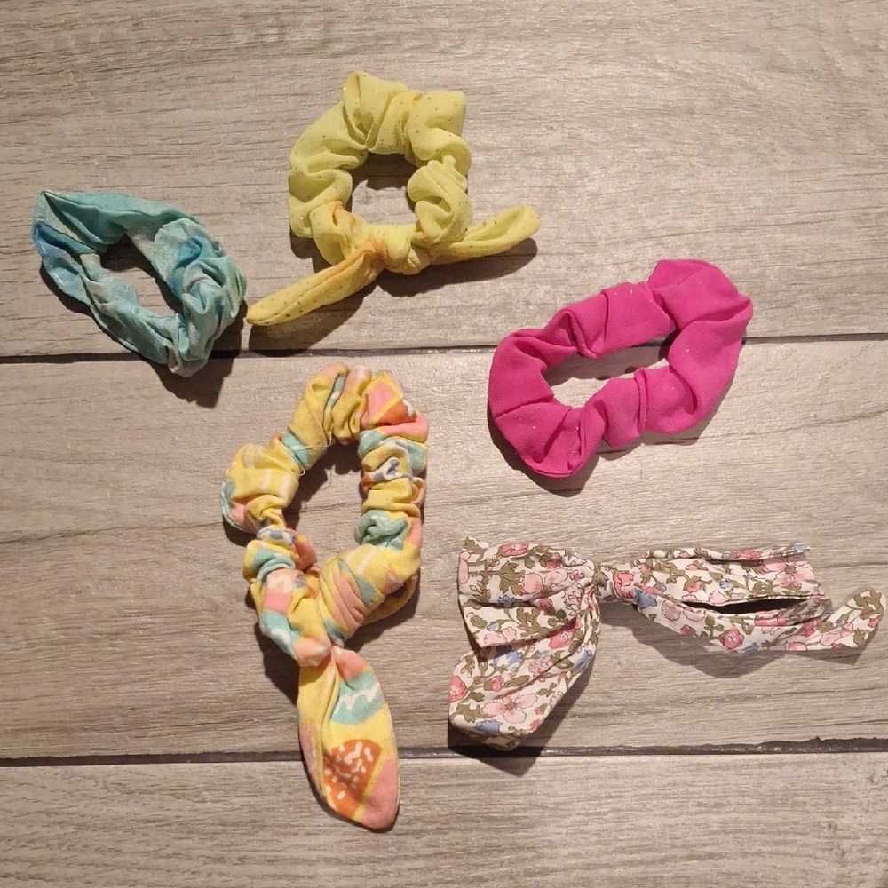 🍦Colorful Kids Hair Scrunchies Set🐬